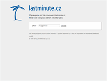 Tablet Screenshot of lastminute.cz