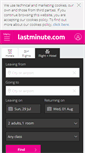 Mobile Screenshot of lastminute.ie
