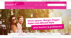 Desktop Screenshot of lastminute.ch