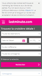 Mobile Screenshot of croisieres.lastminute.com