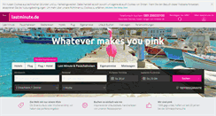 Desktop Screenshot of lastminute.de